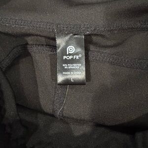 POP Fit Classic Black Activewear
